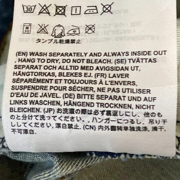 Acne Studios Women's Skin 5 Vintage Medium Wash Skinny Denim Jeans Size 24 - Picture 8 of 8